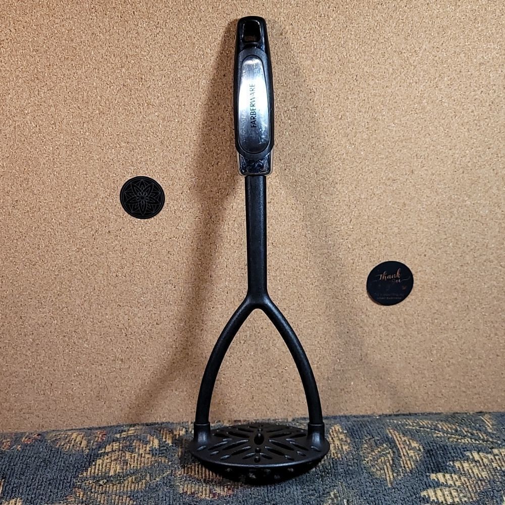 Farberware Black Nylon Sturdy Potato Masher